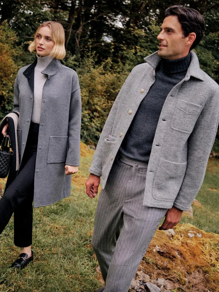 Pants Men JMcLaughlin Oxford Pants In Pinstripe Graywhite Pants Men JMcLaughlin Oxford Pants In Pinstripe Graywhite