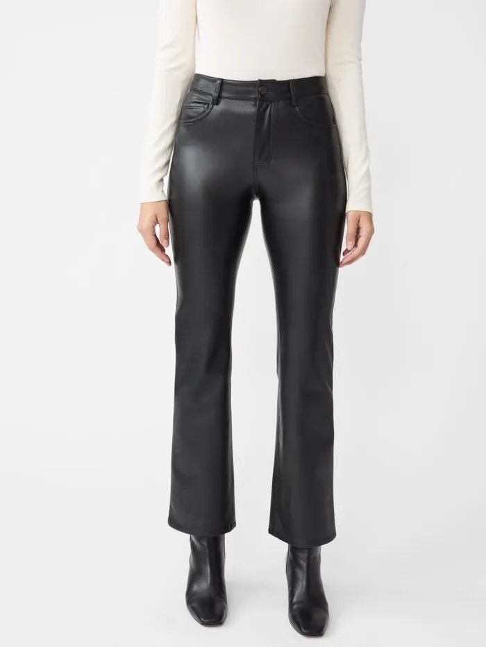 Pants Women JMcLaughlin Brandy Vegan Leather Pants Black Pants Women JMcLaughlin Brandy Vegan Leather Pants Black