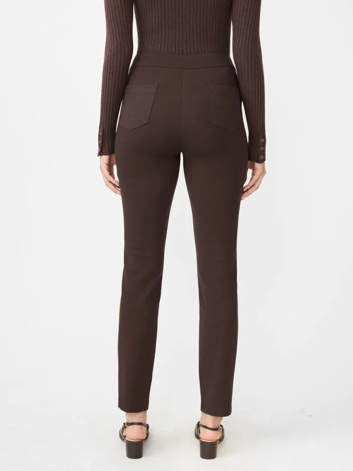 Pants Women JMcLaughlin Jules Vegan Leather Leggings Dark Brown Pants Women JMcLaughlin Jules Vegan Leather Leggings Dark Brown
