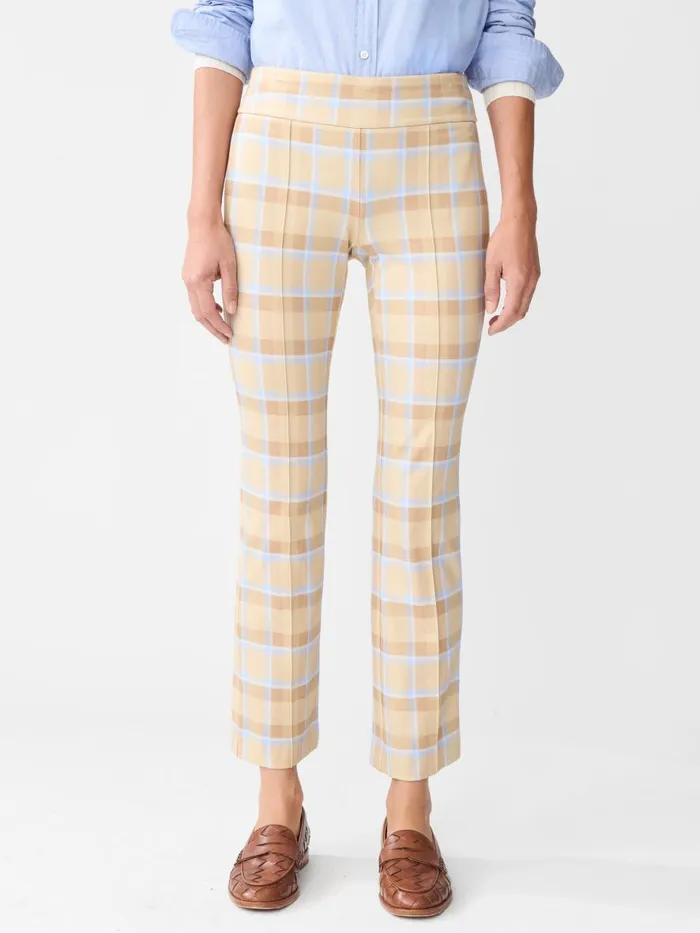 Pants Women JMcLaughlin Rylie Pants In Stadium Plaid Tanbrown Pants Women JMcLaughlin Rylie Pants In Stadium Plaid Tanbrown