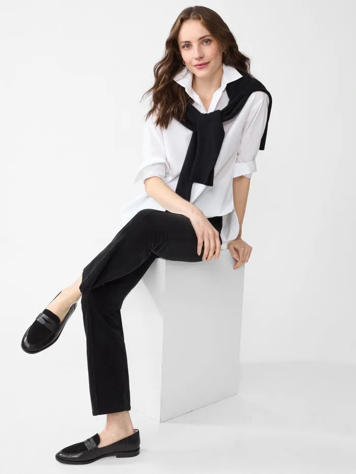 Pants Women JMcLaughlin Rylie Velvet Jeans Black Pants Women JMcLaughlin Rylie Velvet Jeans Black