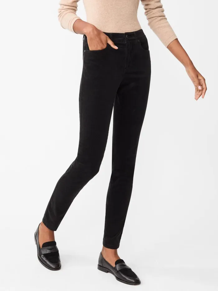 Pants Women JMcLaughlin Watson Velvet Jeans Black Pants Women JMcLaughlin Watson Velvet Jeans Black