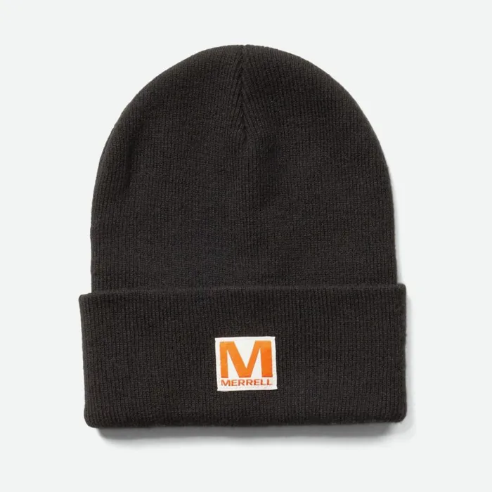 Patch Beanie Black MenWomen Merrell Hats