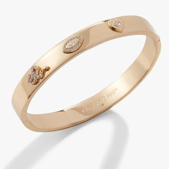 Pav Evil Eye Hinge Bangle Bracelet Gold Women Alex And Ani Love