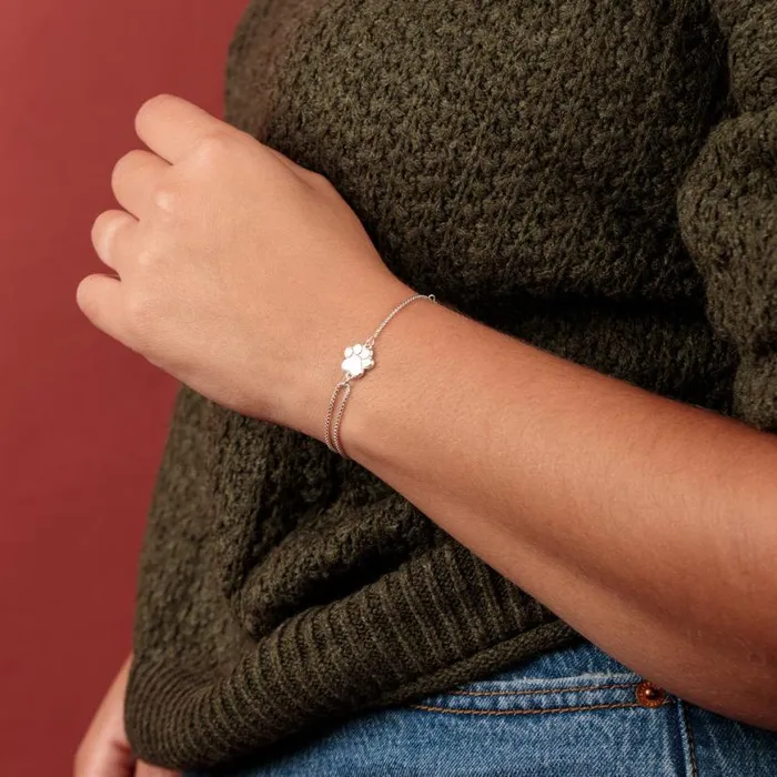 Paw Print Of Love Pull Chain Bracelet Sterling Silver Women Alex And Ani Pets We Love Paw Print Of Love Pull Chain Bracelet Sterling Silver Women Alex And Ani Pets We Love