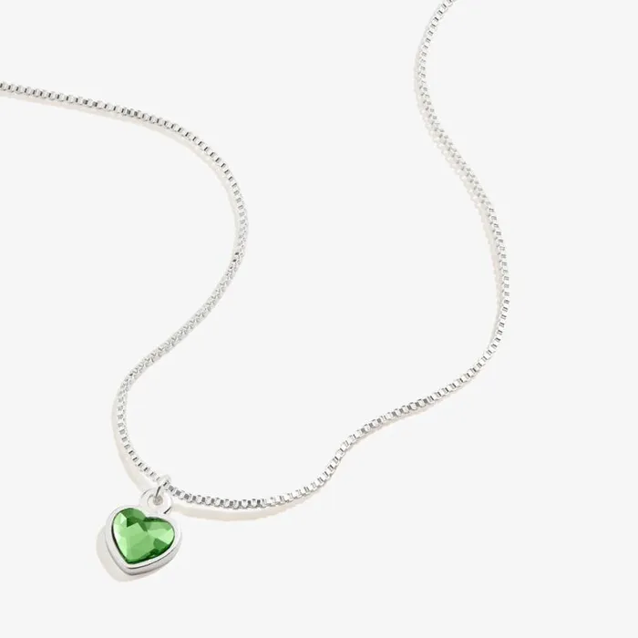 Peridot Heart Necklace August Birthstone Silver Women Alex And Ani Strength Protection Peridot Heart Necklace August Birthstone Silver Women Alex And Ani Strength Protection
