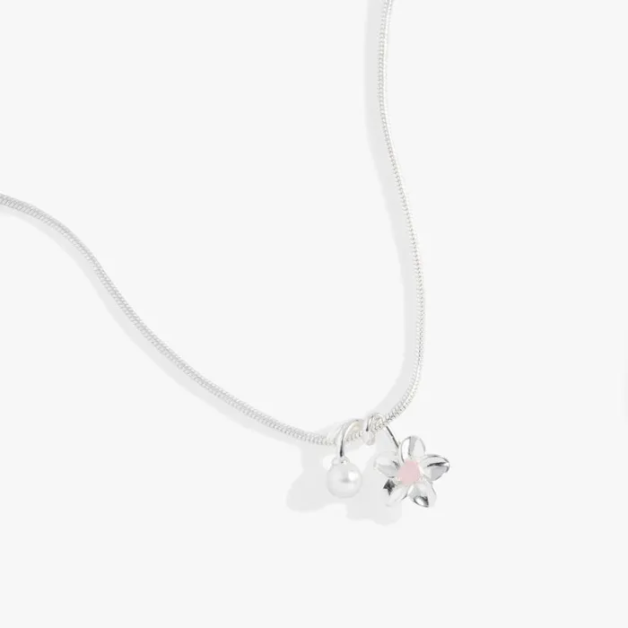 Plumeria And Pearl Pendant Necklace Silver Women Alex And Ani Wedding Engagement