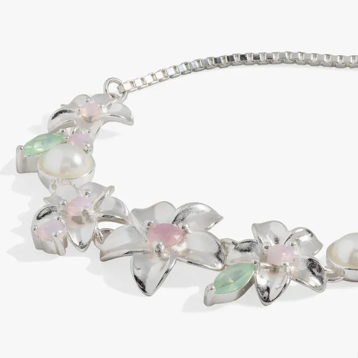 Plumeria Bolo Bracelet Silver Women Alex And Ani Flower