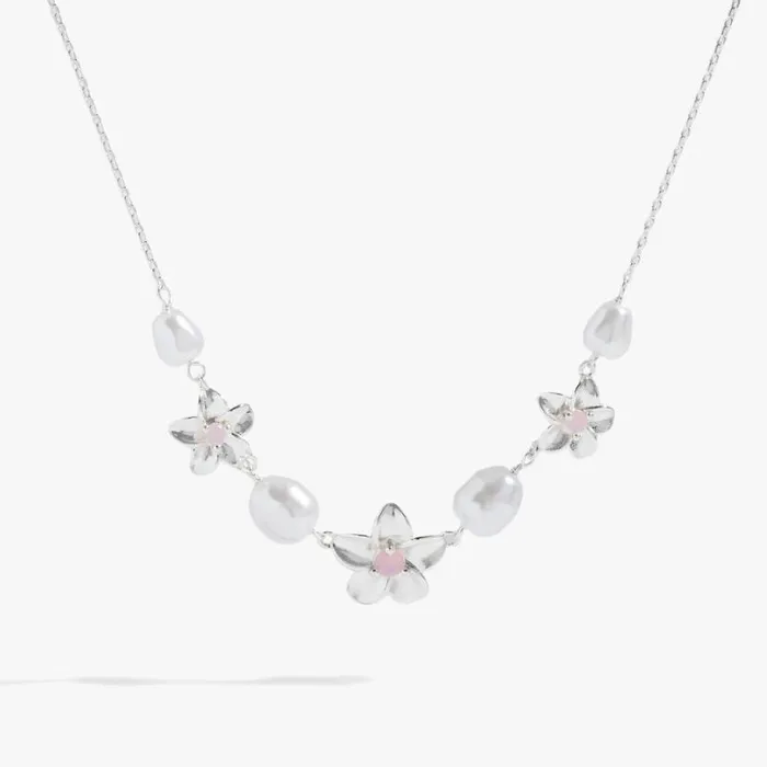 Plumeria Pearl Necklace Silver Women Alex And Ani Wedding Engagement