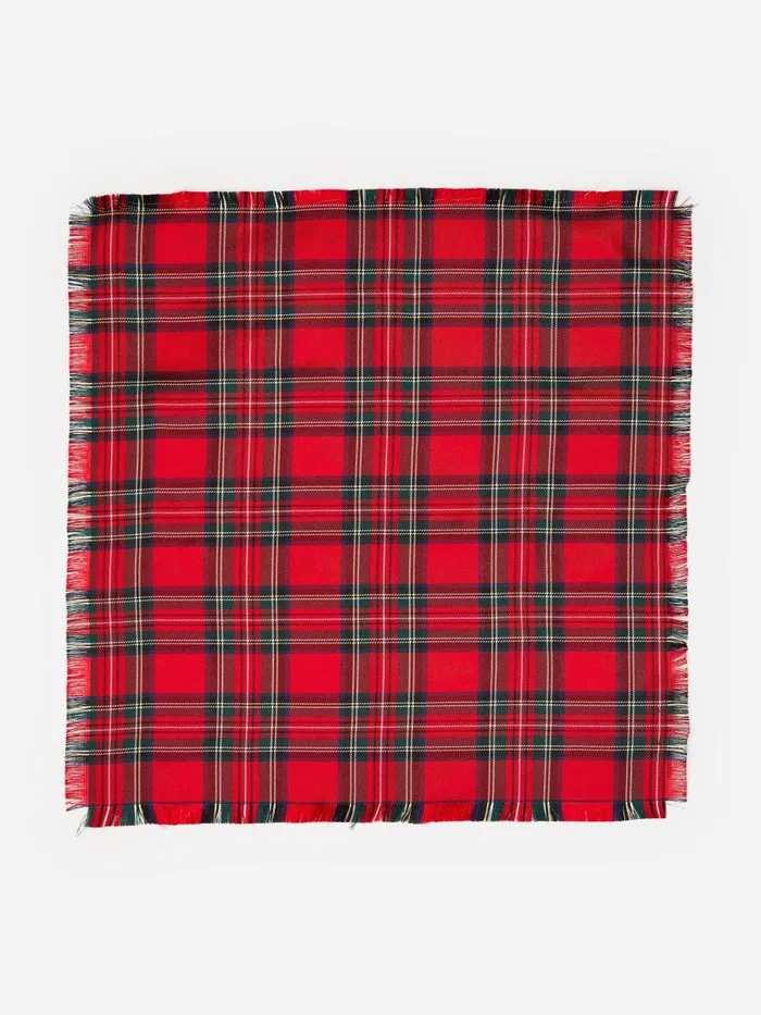Pocket Squares Men JMcLaughlin Pocket Square In Plaid Red Multi Pocket Squares Men JMcLaughlin Pocket Square In Plaid Red Multi