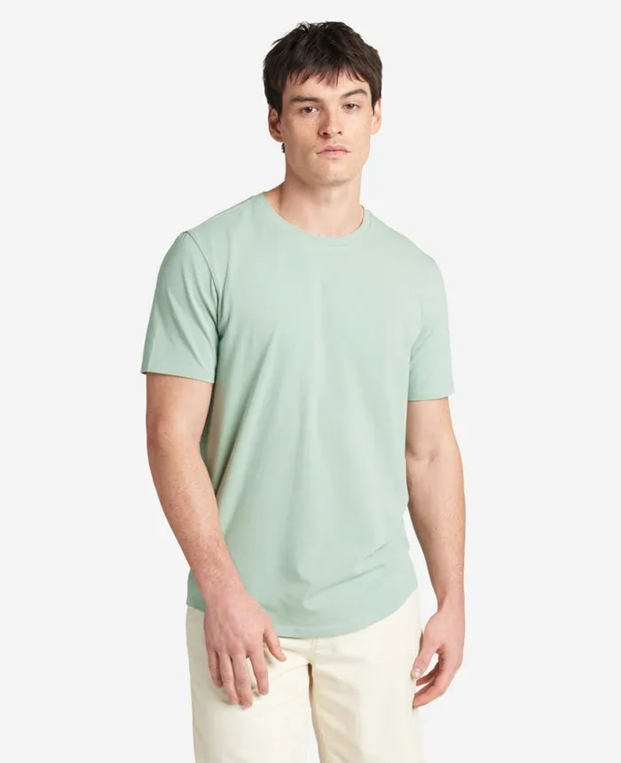 Polos and TShirts Men Kenneth Cole Performance Crewneck TShirt Mint Polos and TShirts Men Kenneth Cole Performance Crewneck TShirt Mint