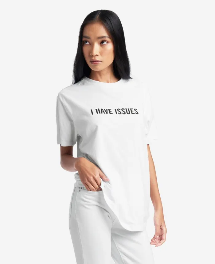 Polos and TShirts Men Kenneth Cole Site Exclusive I Have Issues TShirt White Polos and TShirts Men Kenneth Cole Site Exclusive I Have Issues TShirt White