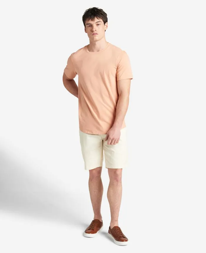 Polos and TShirts Men Kenneth Cole The Performance Crew Neck Tshirt Coral