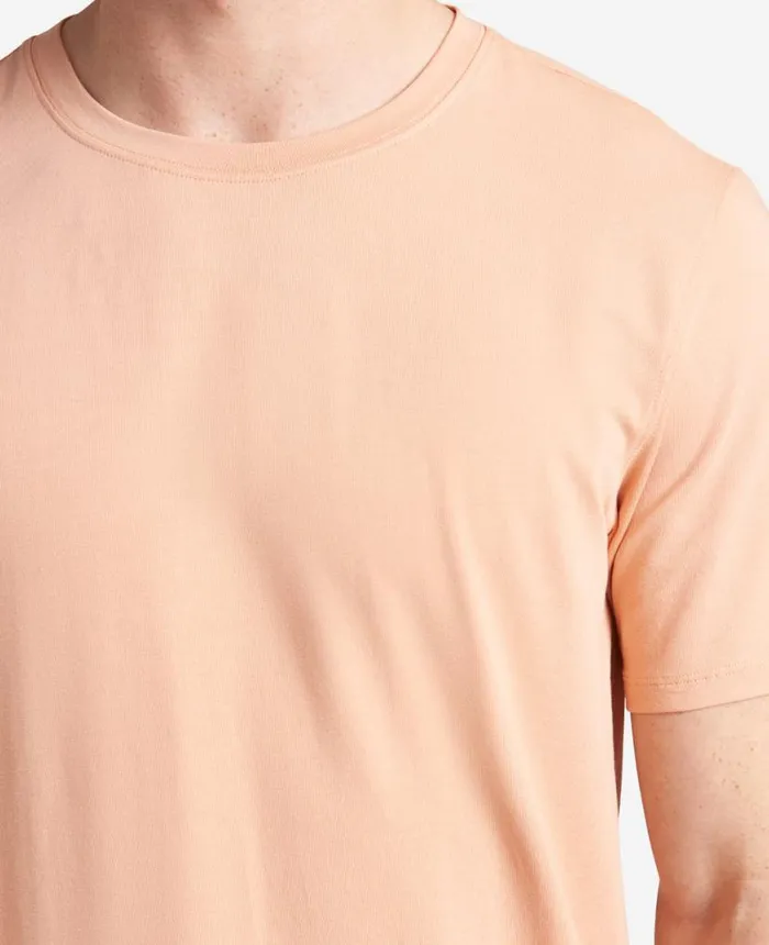 Polos and TShirts Men Kenneth Cole The Performance Crew Neck Tshirt Coral