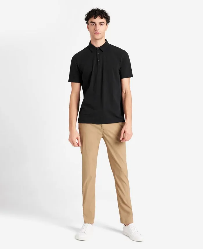 Polos and TShirts Men Kenneth Cole The Performance Polo Black Polos and TShirts Men Kenneth Cole The Performance Polo Black