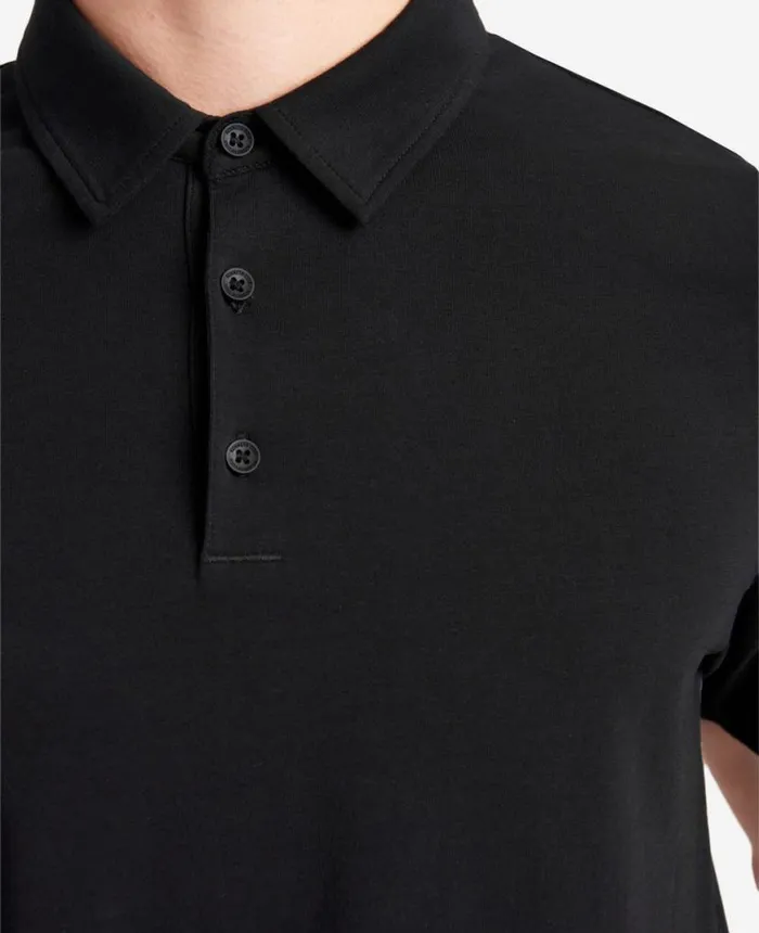 Polos and TShirts Men Kenneth Cole The Performance Polo Black Polos and TShirts Men Kenneth Cole The Performance Polo Black