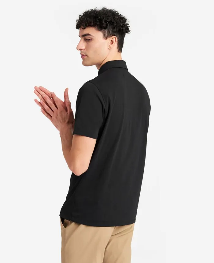 Polos and TShirts Men Kenneth Cole The Performance Polo Black Polos and TShirts Men Kenneth Cole The Performance Polo Black