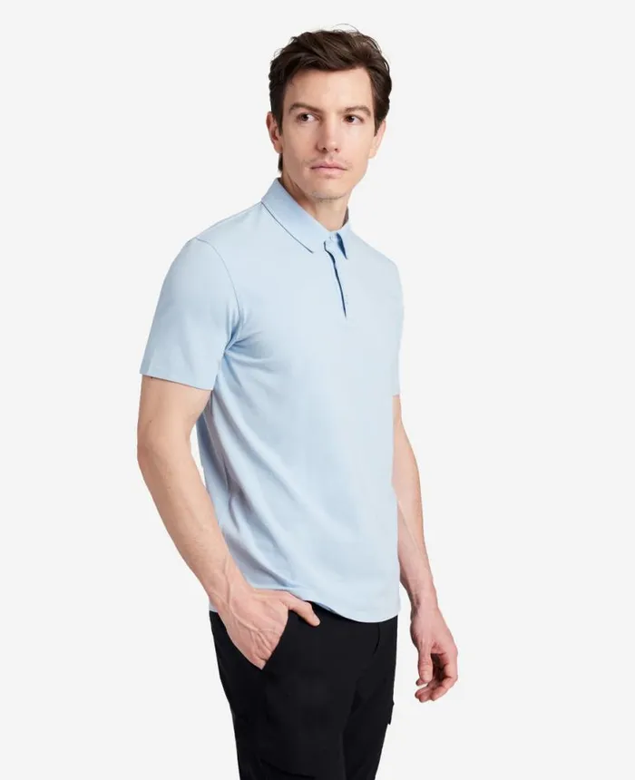 Polos and TShirts Men Kenneth Cole The Performance Polo Light Blue