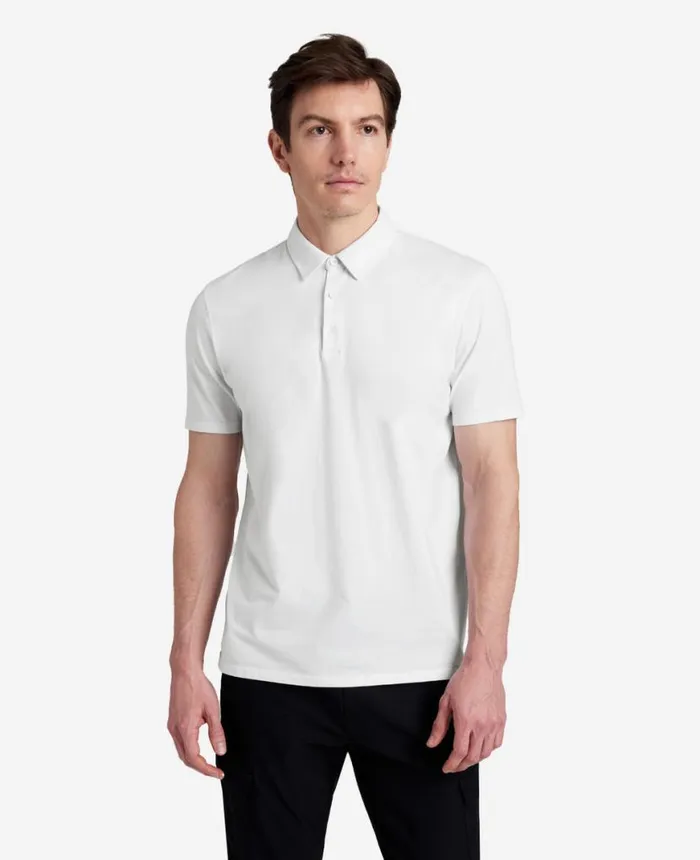 Polos and TShirts Men Kenneth Cole The Performance Polo White Polos and TShirts Men Kenneth Cole The Performance Polo White
