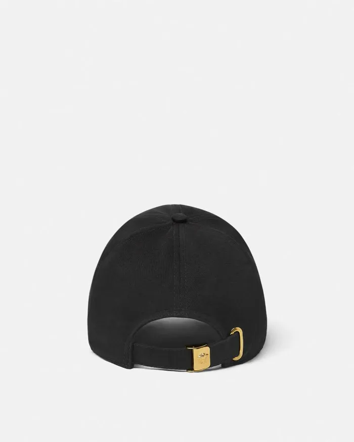 Pride Embroidered Logo Baseball Cap Black WomenMen Versace Hats and Caps