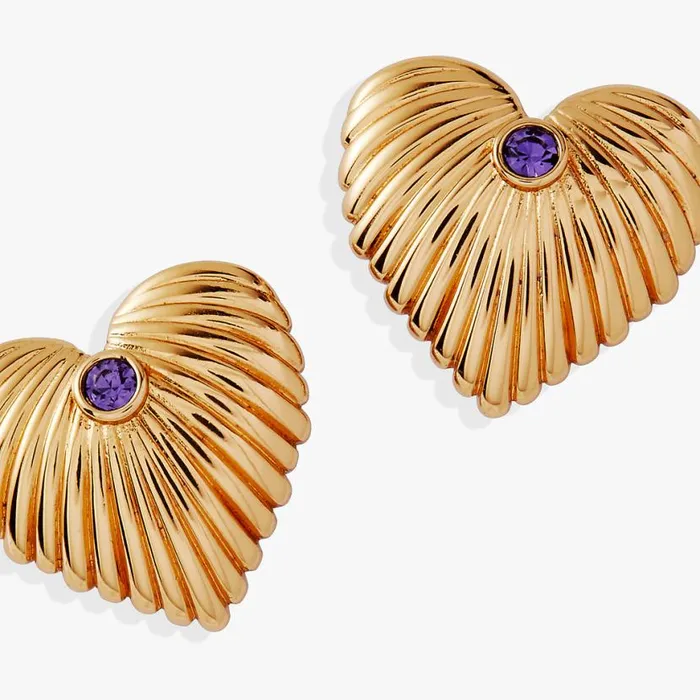 Puffy Heart Statement Earrings Gold Women Alex And Ani Heart Puffy Heart Statement Earrings Gold Women Alex And Ani Heart
