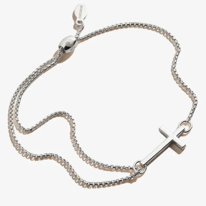 Pull Chain Cross Bracelet 14kt Gold Over Sterling Silver Women Alex And Ani Easter