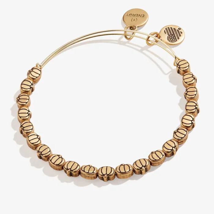 Pumpkin Beaded Bracelet Rafaelian Gold Women Alex And Ani Halloween