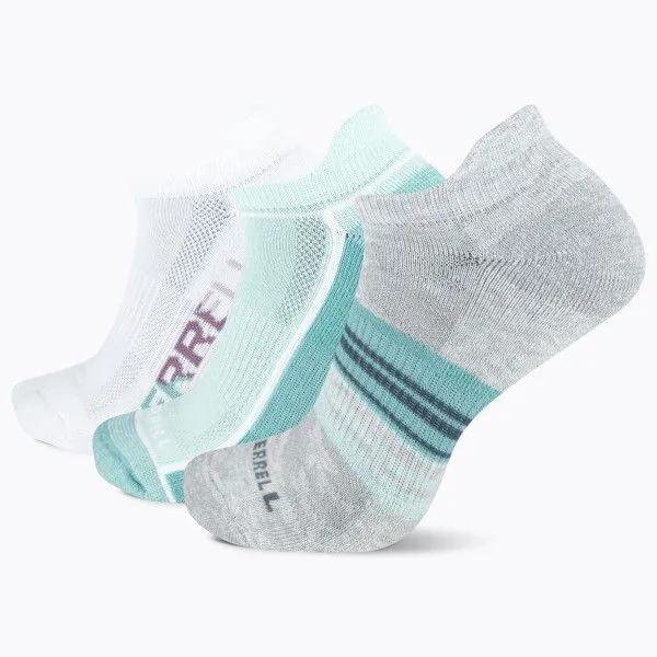 Recycled Everyday Tab Sock 3 Pack Green Assorted MenWomen Merrell Socks