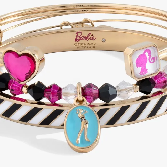 Retro Barbie Bracelet Set Of 3 Gold Women Alex And Ani Iconic Alex And Ani Retro Barbie Bracelet Set Of 3 Gold Women Alex And Ani Iconic Alex And Ani