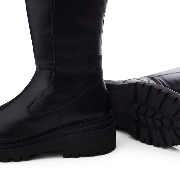 Riding And Flat Boots Women Moda In Pelle Gracelynne Black Leather