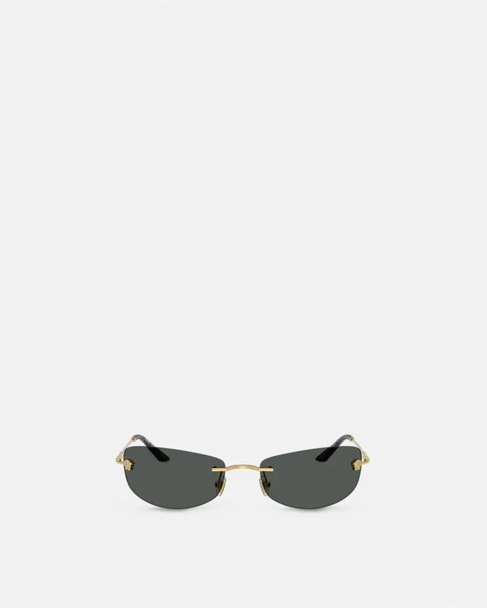 Runway Sunglasses Blackgold Men Versace Sunglasses