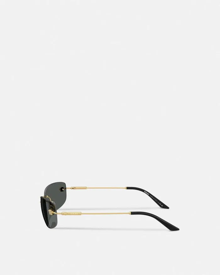 Runway Sunglasses Blackgold Men Versace Sunglasses