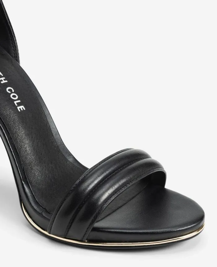 Sandals and Wedges Women Kenneth Cole Brooke Ankle Strap Heeled Sandal Black Sandals and Wedges Women Kenneth Cole Brooke Ankle Strap Heeled Sandal Black