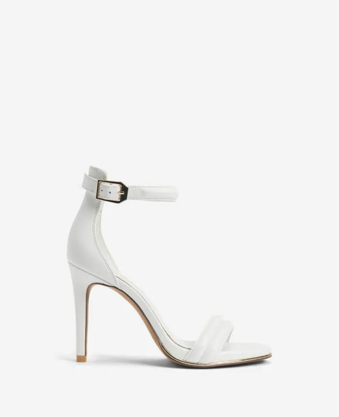 Sandals and Wedges Women Kenneth Cole Brooke Bridal Ankle Strap Heeled Sandal Ivory