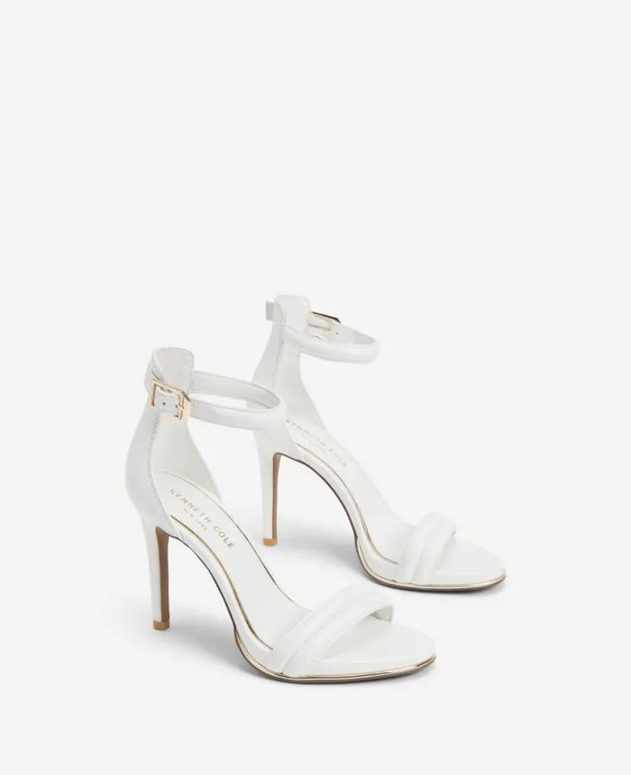 Sandals and Wedges Women Kenneth Cole Brooke Bridal Ankle Strap Heeled Sandal Ivory Sandals and Wedges Women Kenneth Cole Brooke Bridal Ankle Strap Heeled Sandal Ivory