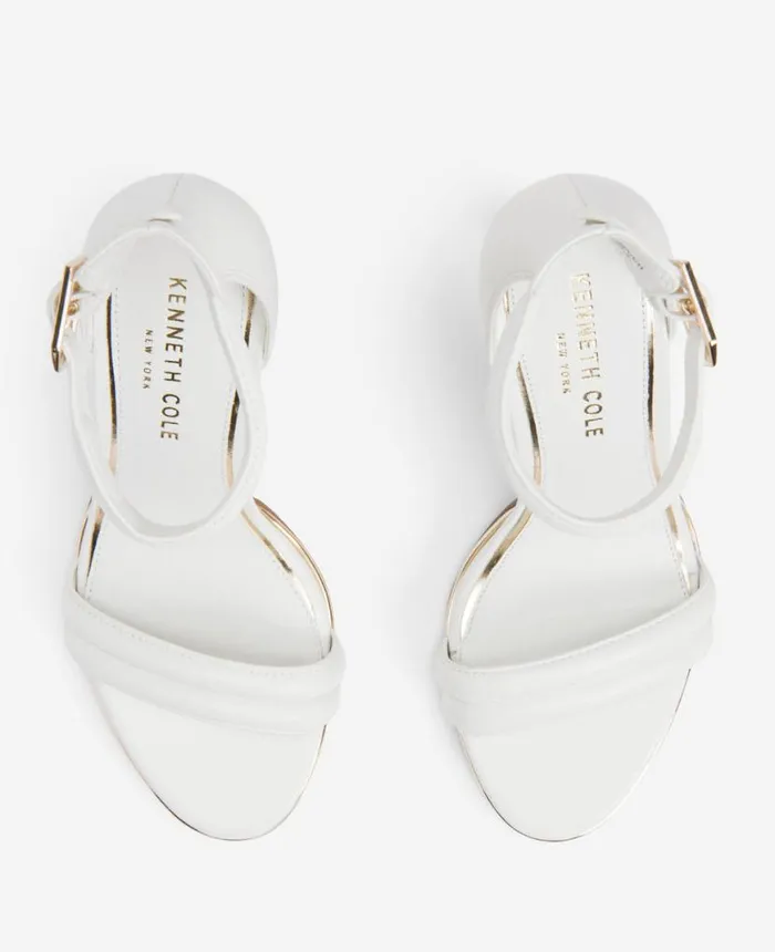 Sandals and Wedges Women Kenneth Cole Brooke Bridal Ankle Strap Heeled Sandal Ivory Sandals and Wedges Women Kenneth Cole Brooke Bridal Ankle Strap Heeled Sandal Ivory