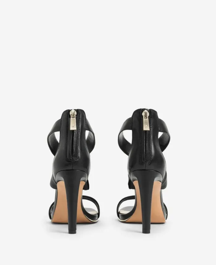 Sandals and Wedges Women Kenneth Cole Brooke Cross Strap Heeled Sandal Black Sandals and Wedges Women Kenneth Cole Brooke Cross Strap Heeled Sandal Black