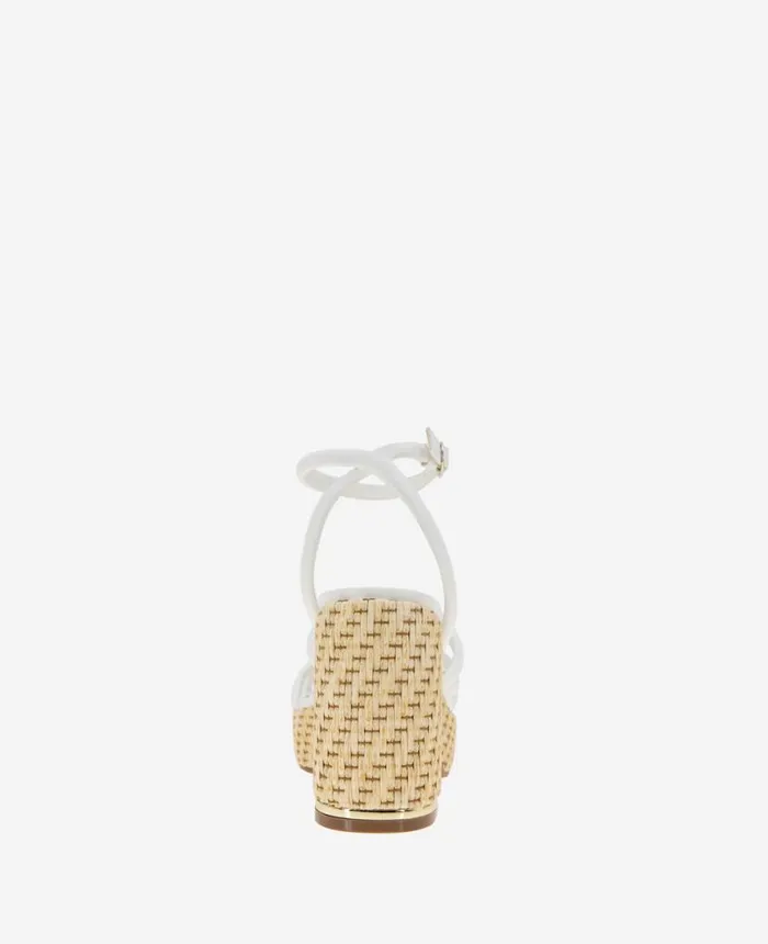Sandals and Wedges Women Kenneth Cole Daphne Platform Heeled Sandal White