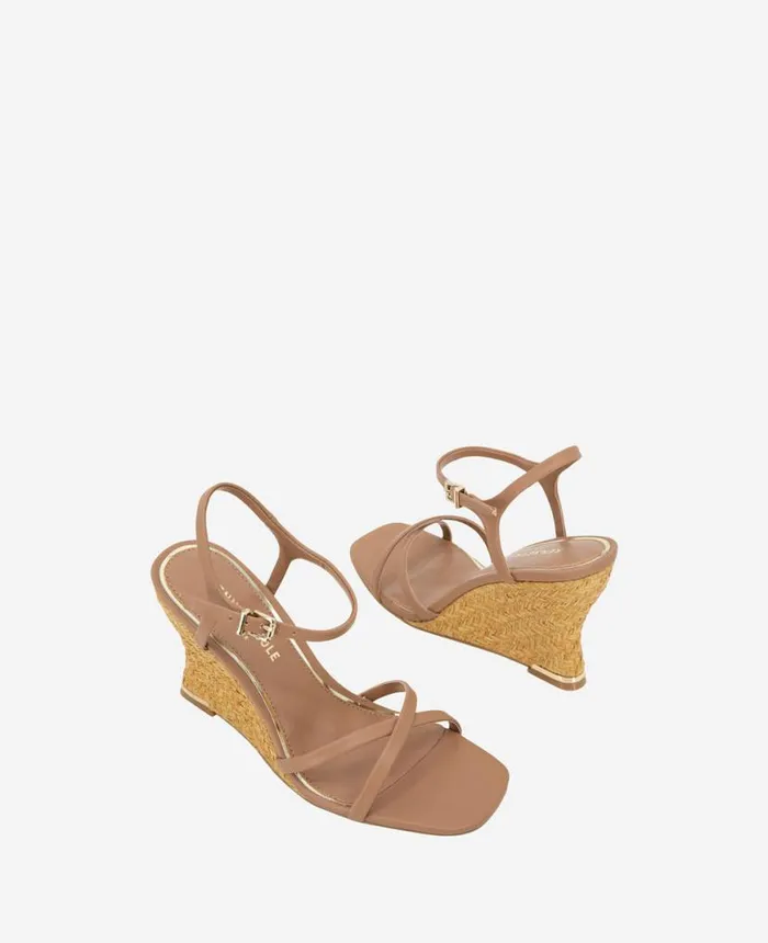 Sandals and Wedges Women Kenneth Cole Freya Wedge Sandal Classic Tan