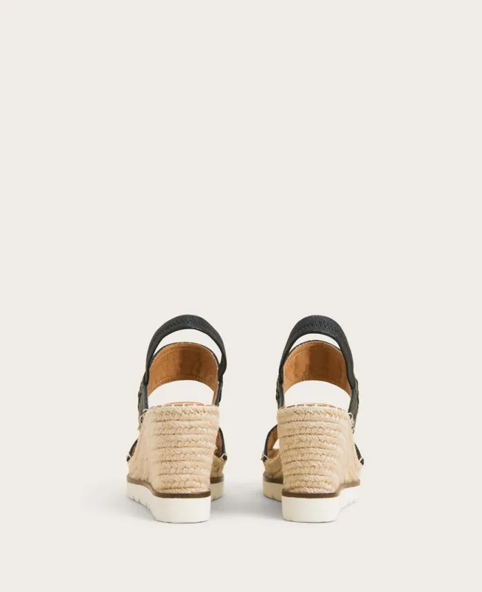 Sandals and Wedges Women Kenneth Cole GENTLE SOULS 8211 Elyssa Leather TwoBand Braided Wedge Sandal Black Sandals and Wedges Women Kenneth Cole GENTLE SOULS 8211 Elyssa Leather TwoBand Braided Wedge Sandal Black