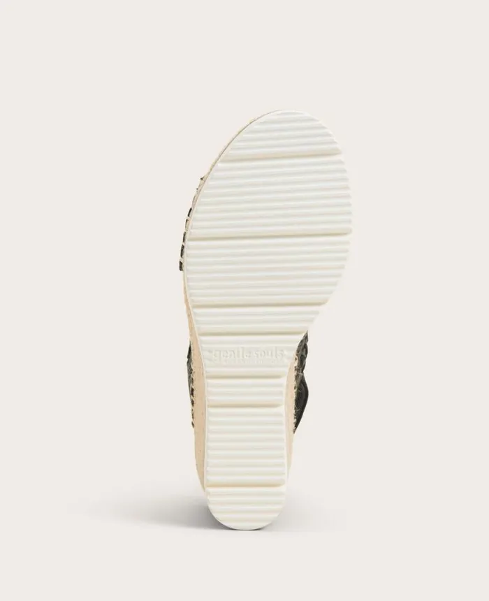 Sandals and Wedges Women Kenneth Cole GENTLE SOULS 8211 Elyssa Leather TwoBand Braided Wedge Sandal Black Sandals and Wedges Women Kenneth Cole GENTLE SOULS 8211 Elyssa Leather TwoBand Braided Wedge Sandal Black