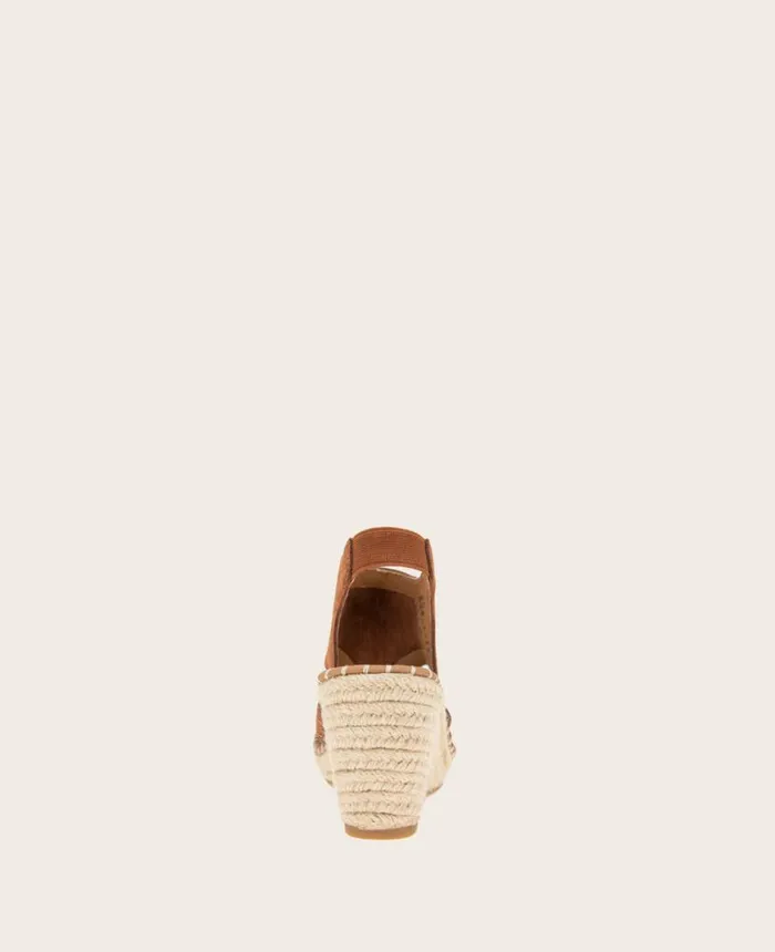 Sandals and Wedges Women Kenneth Cole GENTLE SOULS Cody Suede Espadrille Wedge Luggage