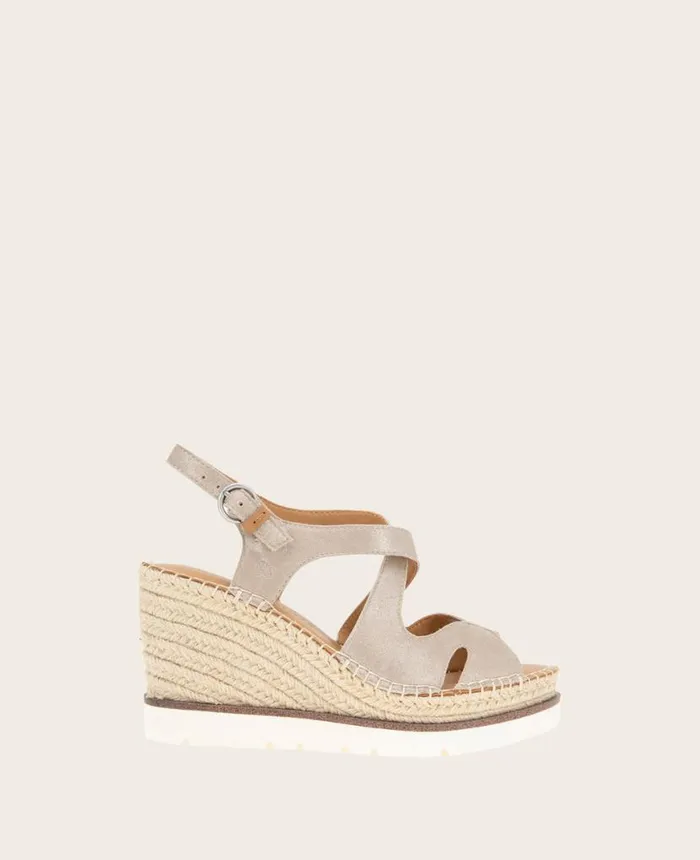 Sandals and Wedges Women Kenneth Cole GENTLE SOULS Elise Espadrille Wedge Mushroom
