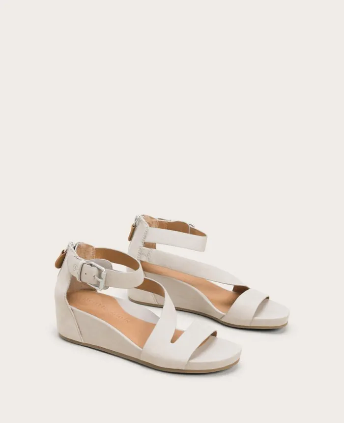 Sandals and Wedges Women Kenneth Cole GENTLE SOULS Gwen Leather Wedge Sandal Mushroom Nubuck Sandals and Wedges Women Kenneth Cole GENTLE SOULS Gwen Leather Wedge Sandal Mushroom Nubuck