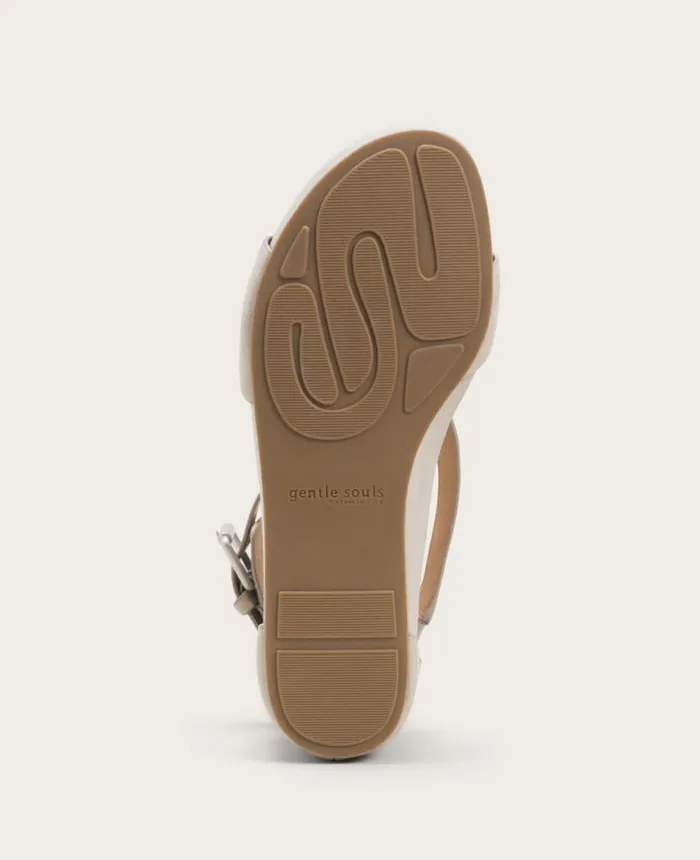 Sandals and Wedges Women Kenneth Cole GENTLE SOULS Gwen Leather Wedge Sandal Mushroom Nubuck Sandals and Wedges Women Kenneth Cole GENTLE SOULS Gwen Leather Wedge Sandal Mushroom Nubuck