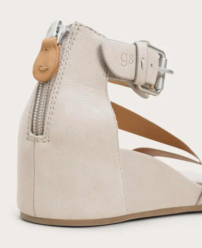 Sandals and Wedges Women Kenneth Cole GENTLE SOULS Gwen Leather Wedge Sandal Mushroom Nubuck Sandals and Wedges Women Kenneth Cole GENTLE SOULS Gwen Leather Wedge Sandal Mushroom Nubuck