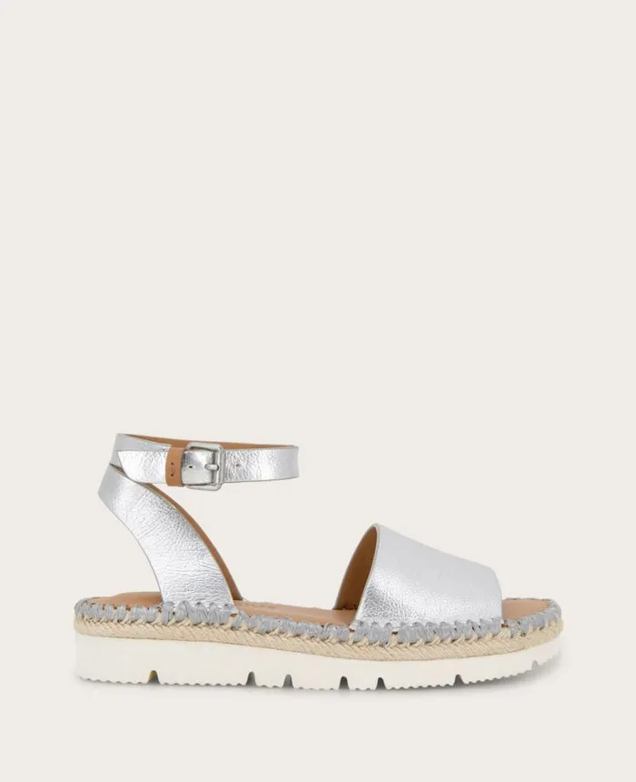 Sandals and Wedges Women Kenneth Cole GENTLE SOULS Lucille Sandal Silver