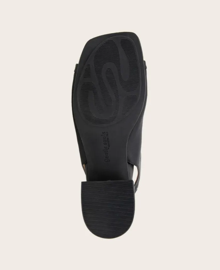 Sandals and Wedges Women Kenneth Cole GENTLE SOULS Penny Block Heel Slingback Sandal Black Sandals and Wedges Women Kenneth Cole GENTLE SOULS Penny Block Heel Slingback Sandal Black
