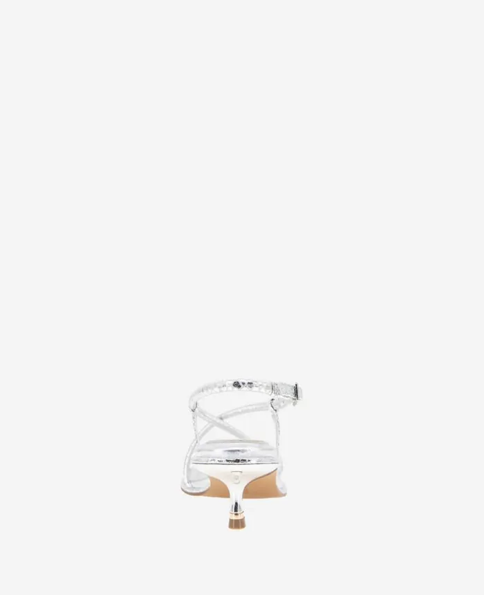 Sandals and Wedges Women Kenneth Cole Ginger Heeled Sandal Silver Sandals and Wedges Women Kenneth Cole Ginger Heeled Sandal Silver