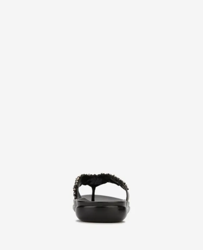 Sandals and Wedges Women Kenneth Cole Glamathon Thong Sandal Black